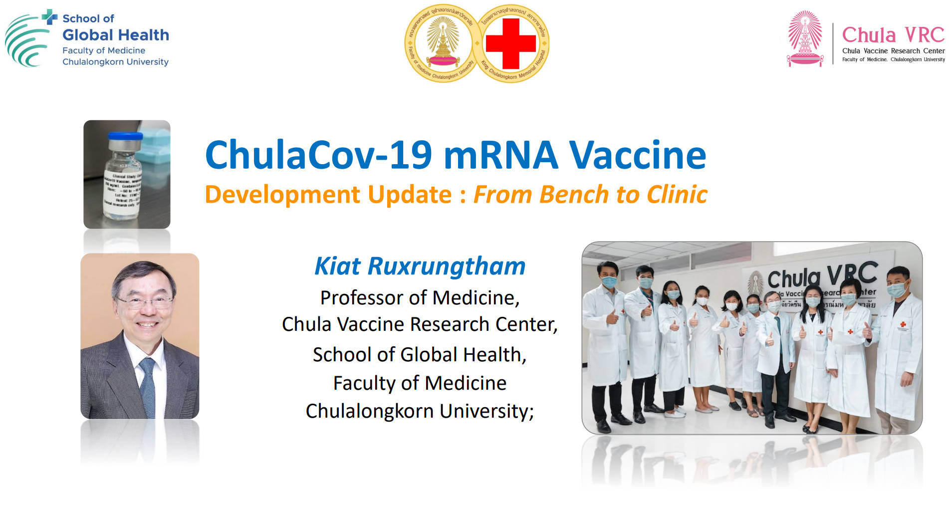 泰国朱拉隆功大学新冠mRNA疫苗ChulaCoV19动物实验（Mice）